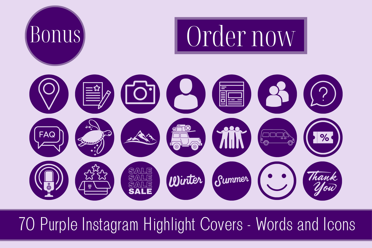 455 Canva Purple Lilac Mauve Instagram Feed & Stories Templates