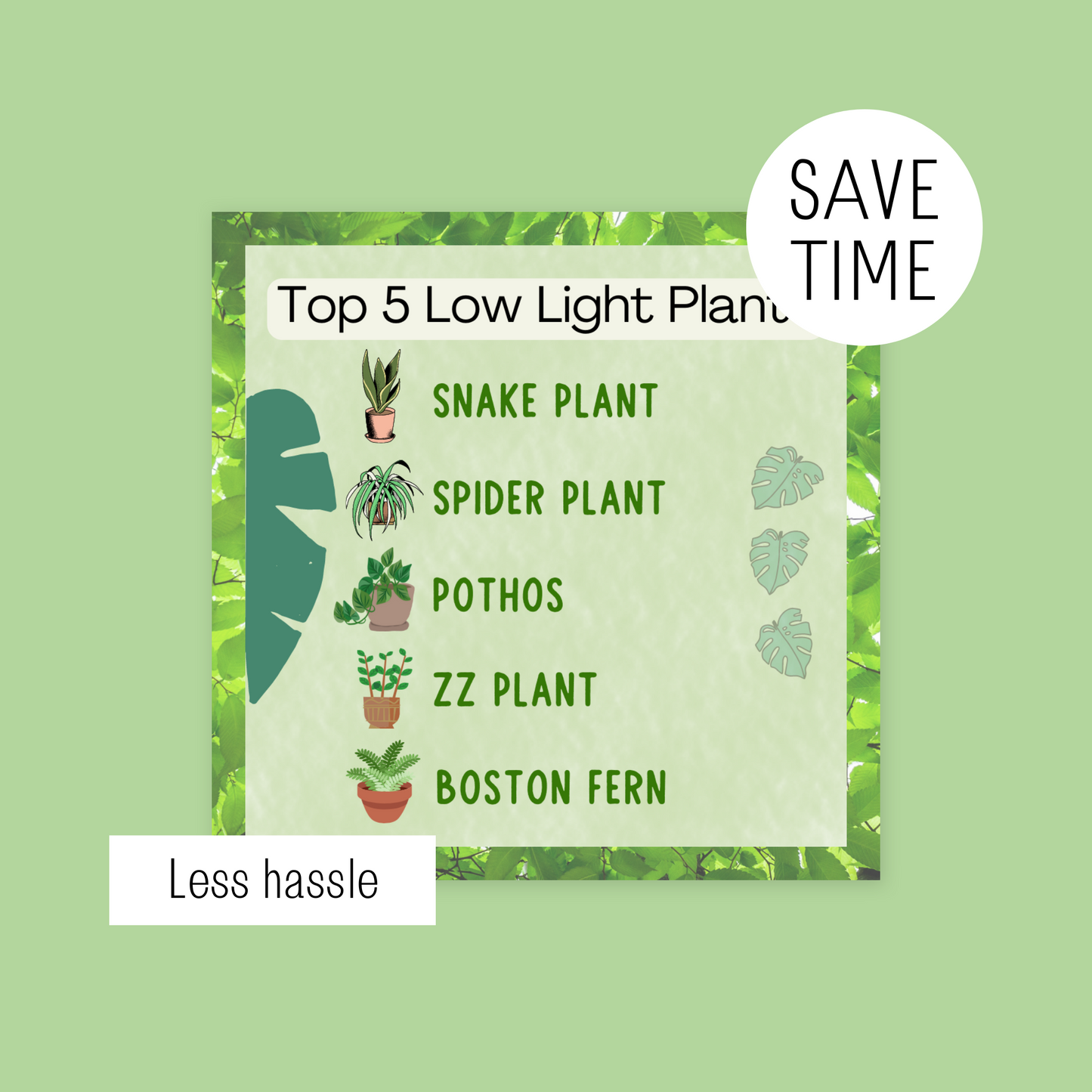 10 Canva Plant Top 5s Instagram Feed Post Content Garden Gardener Green