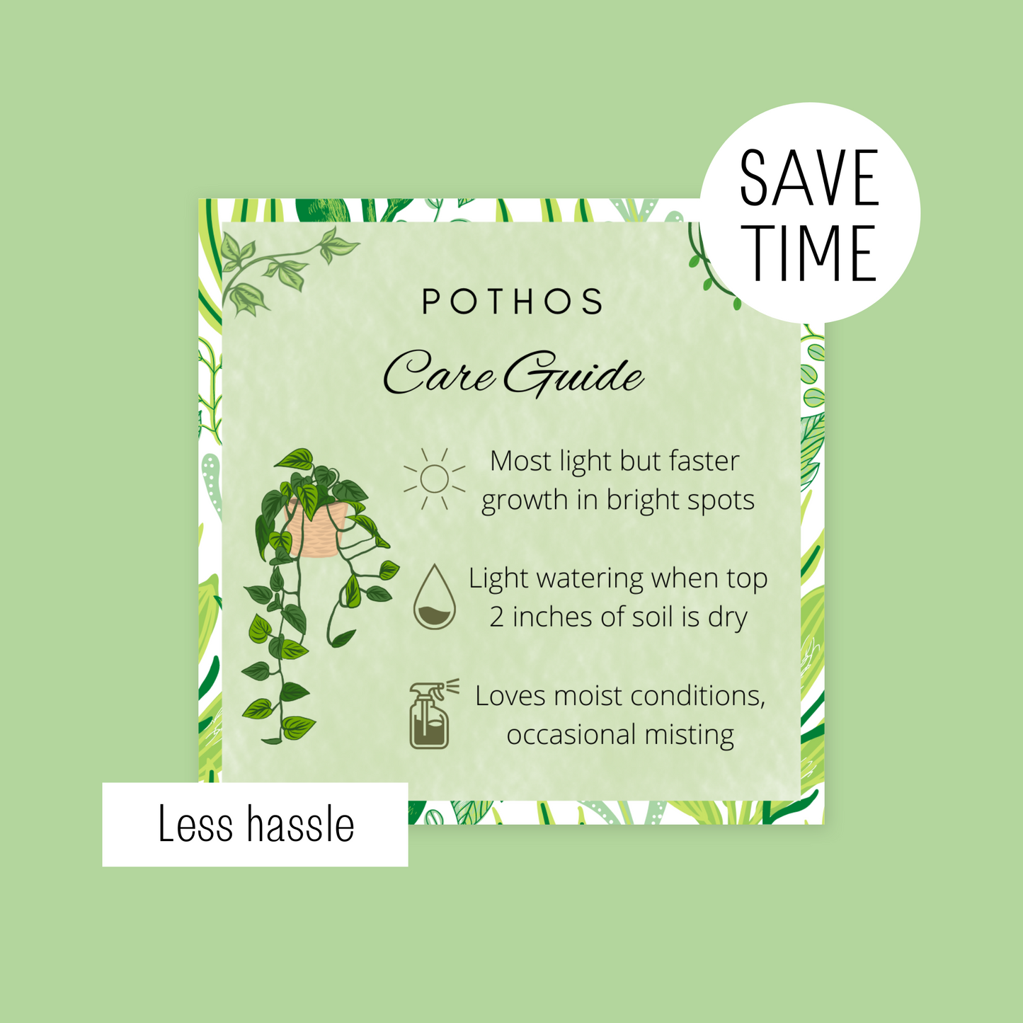 30 Canva Plant Care Guides Instagram Feed & Stories Content Houseplant Gardener